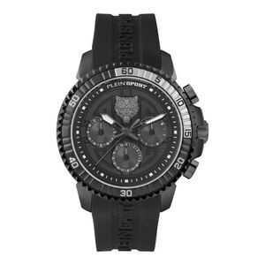 Plein Sport Powerlift Chronograph Watch Grey Mens